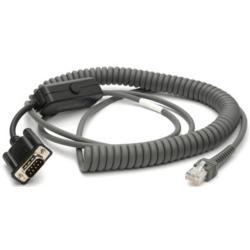 Cable RS232 3.7m spiralé Nixdorf
