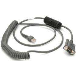 Cable RS232 2.8m spiralé NCR 7448