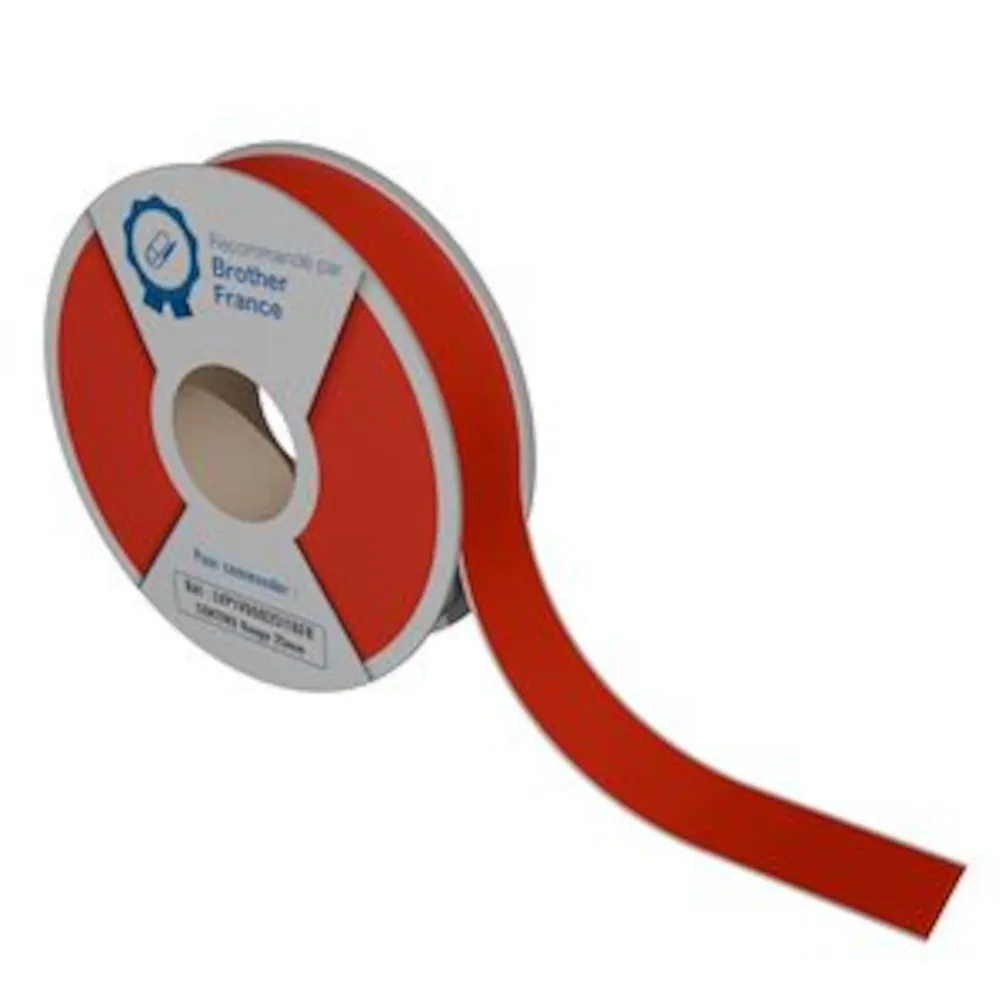 Rouleaux continu rouge 25mm x 30m