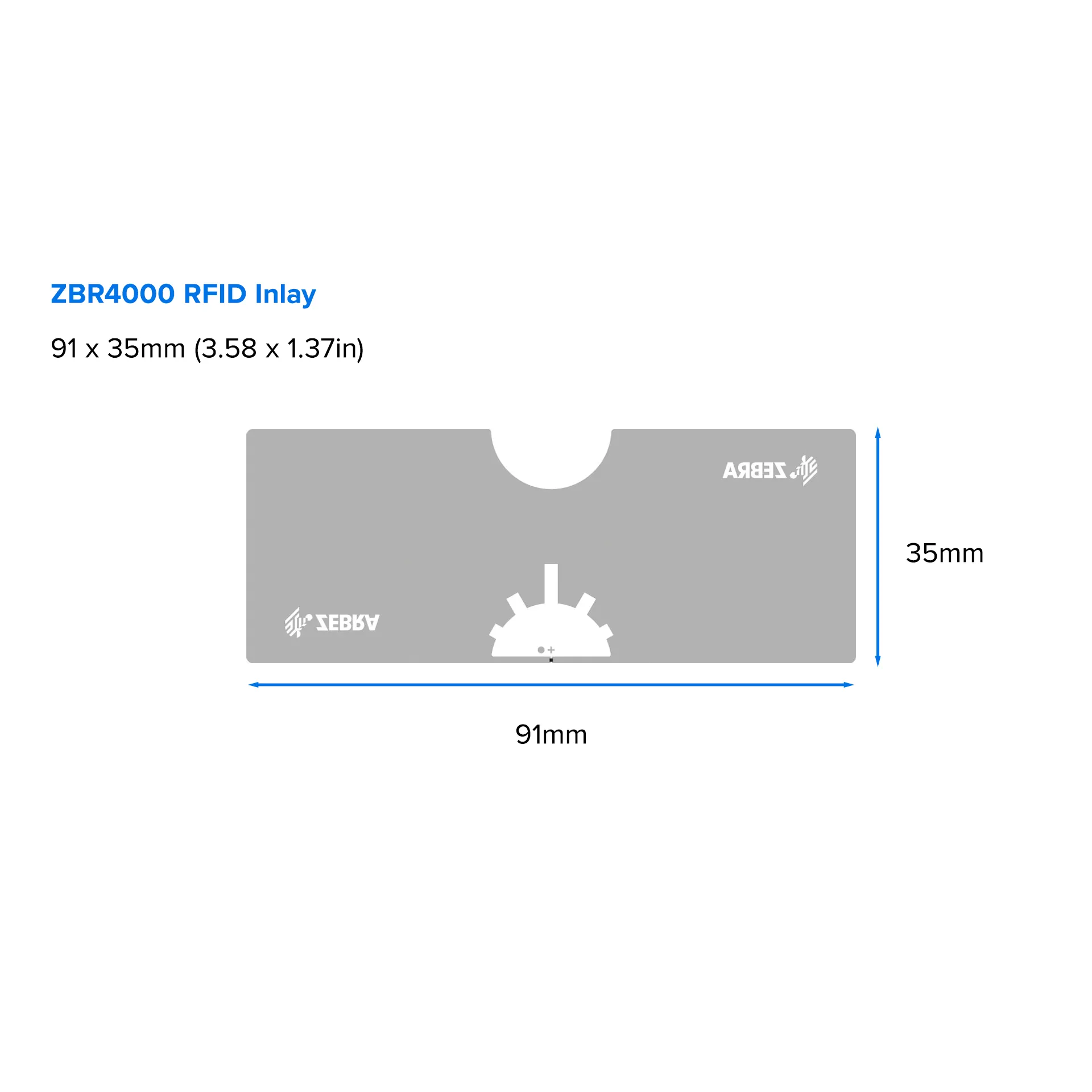 Z-Select 2000T ZBR4000 102 mm x 51 mm (échantillon)