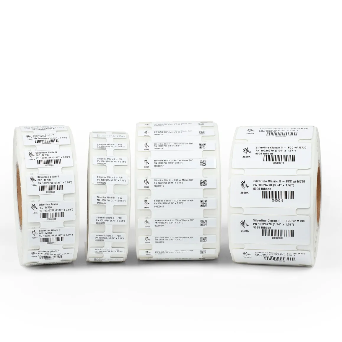 Polyester blanc brillant metal Silverline Blade II+ Global 60mm x 25mm