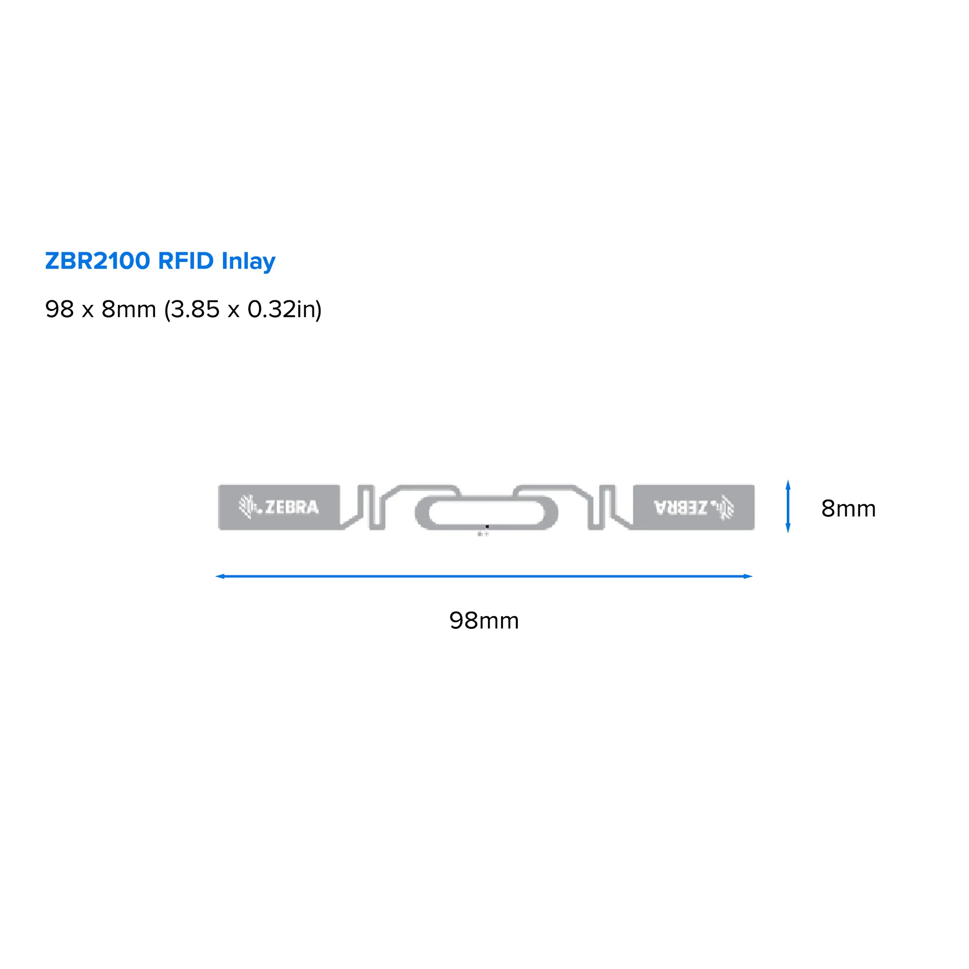 Z-SELECT 2000T ZBR2100 UCODE 9 102mm x 25mm